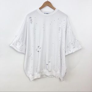 The Laundry Room sweatshirt distressed